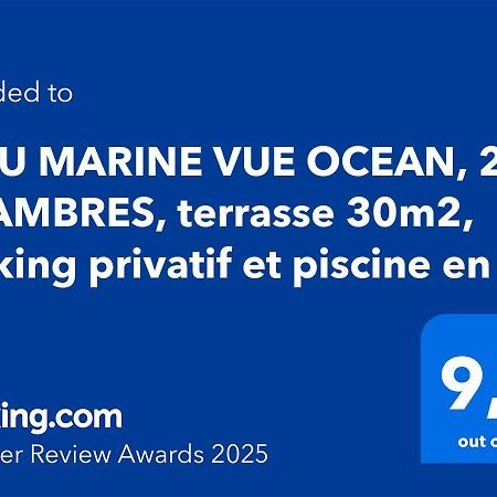 Bleu Marine Vue Ocean, 2 Chambres, Terrasse 30M2, Parking Privatif Et Piscine En Ete Lacanau Εξωτερικό φωτογραφία